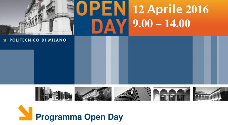 Politecnico di Milano – Polo di Cremona :  OPEN DAY